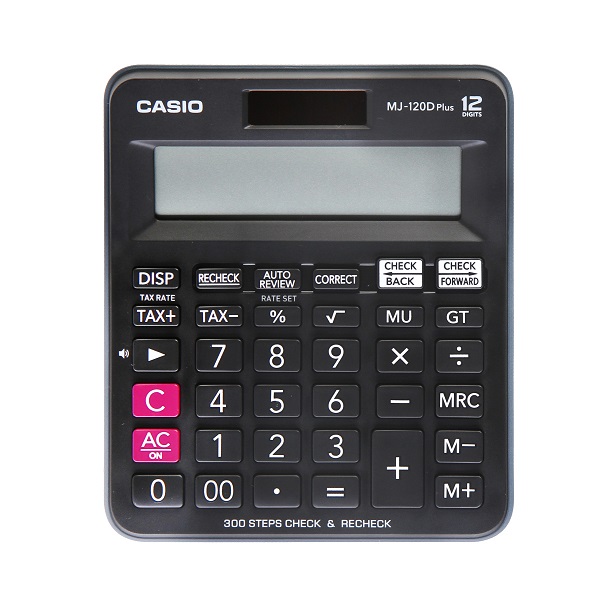 Калькулятор настольный CASIO MJ-120DPLUS-W-EP (MJ-120DPLUS-W-EP)