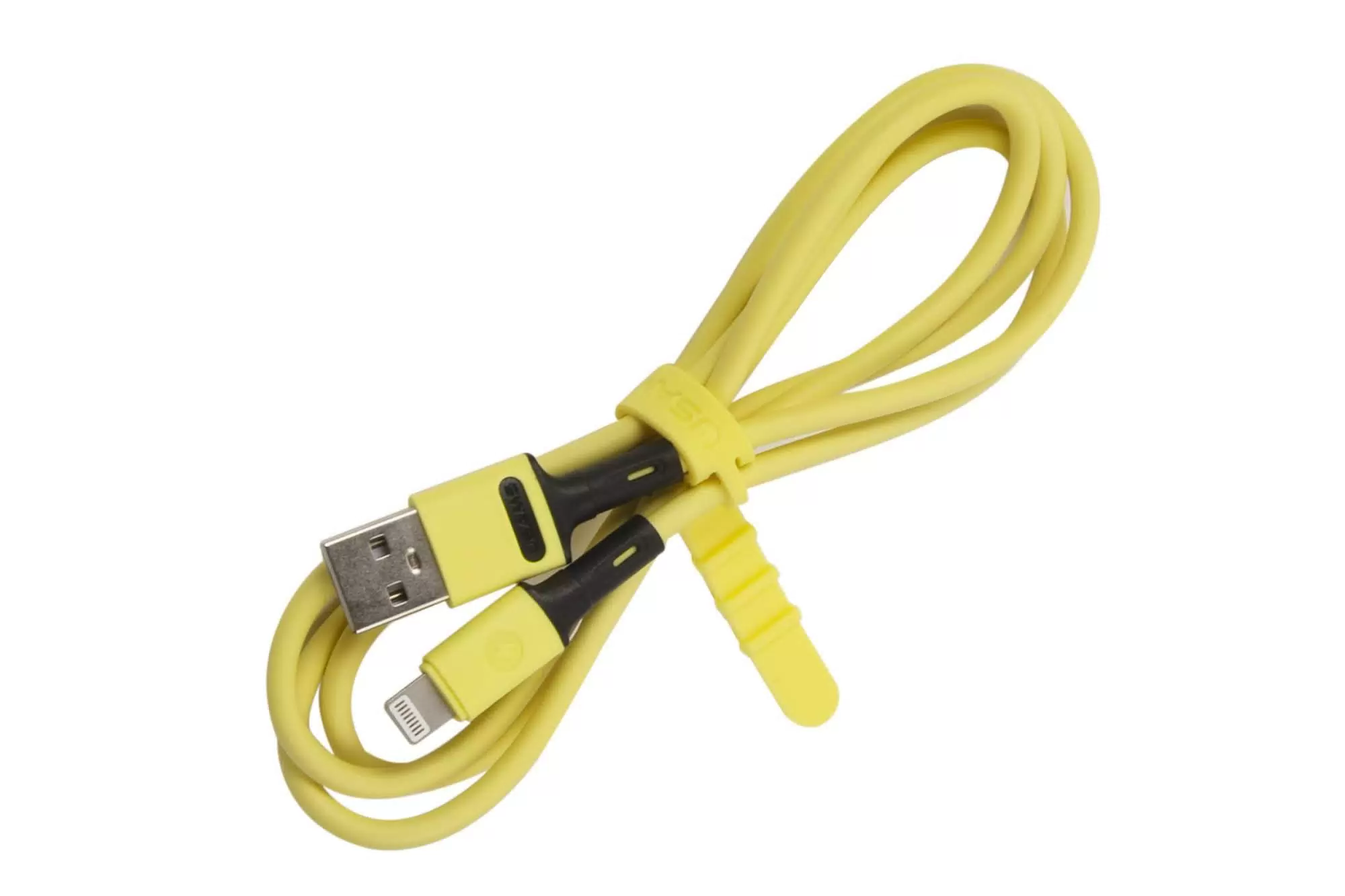 Кабель Apple Lightning Usams SJ434, 1m, Yellow (SJ434USB03)