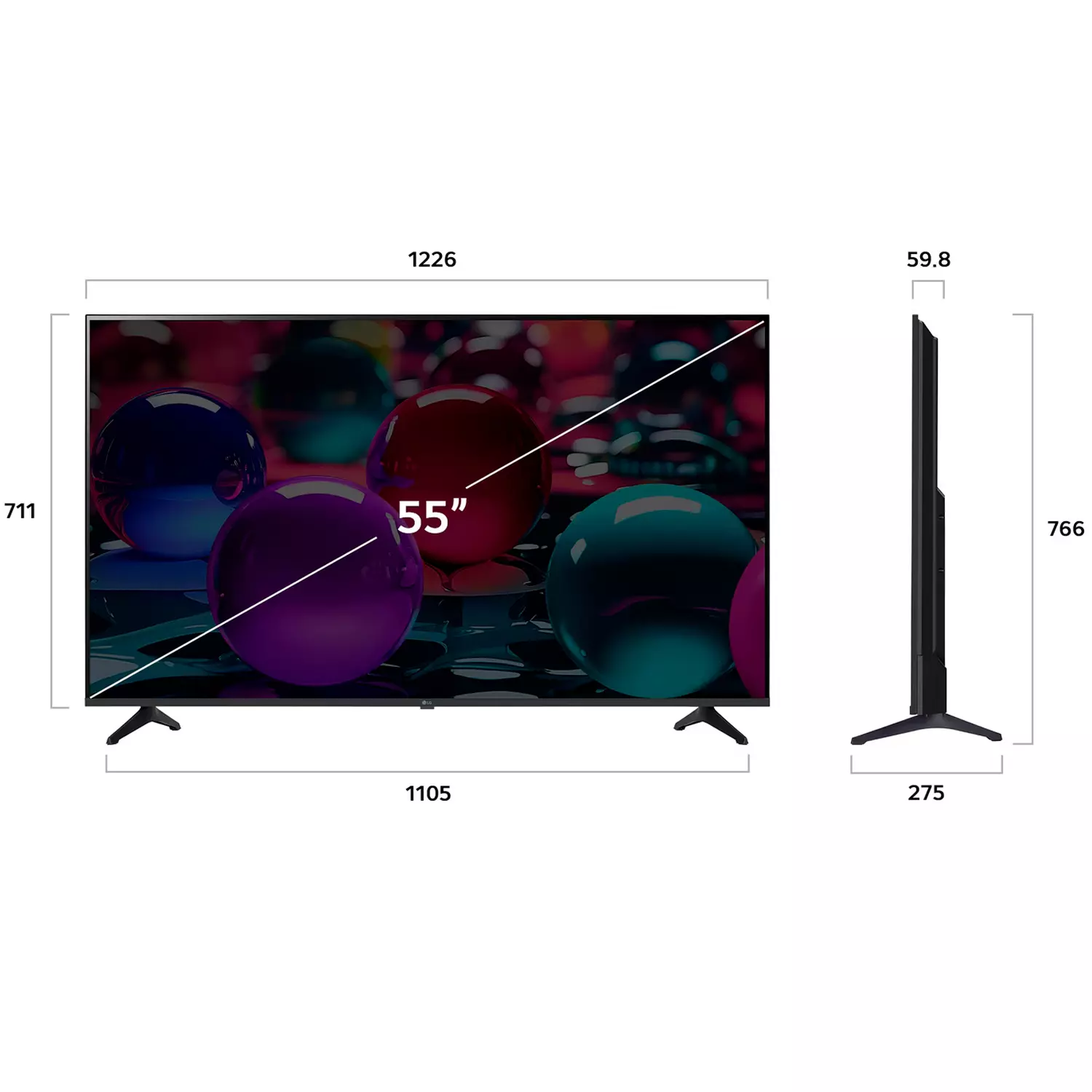 Телевизор LG UA73 55" LED 4K UHD (55UA73006LA)