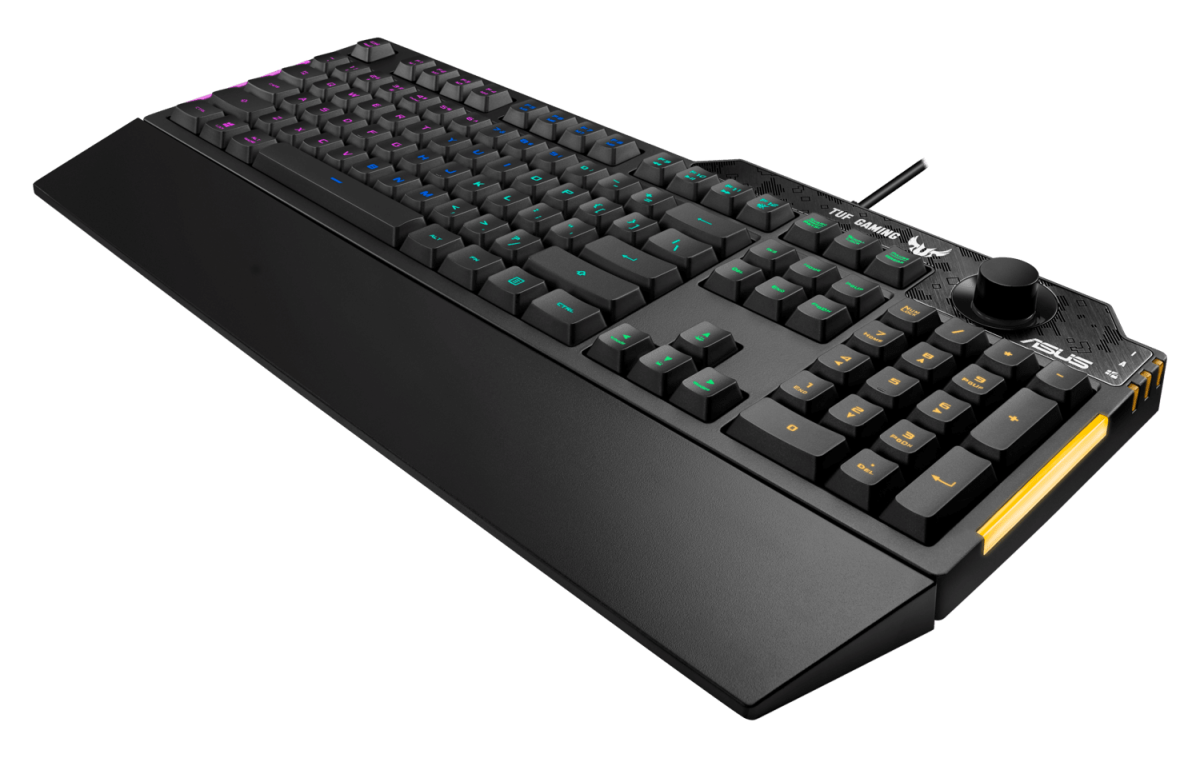 Игровая клавиатура ASUS RA04 TUF GAMING K1/RU//KB,MEMBRANE (90MP01X0-BKRA00)