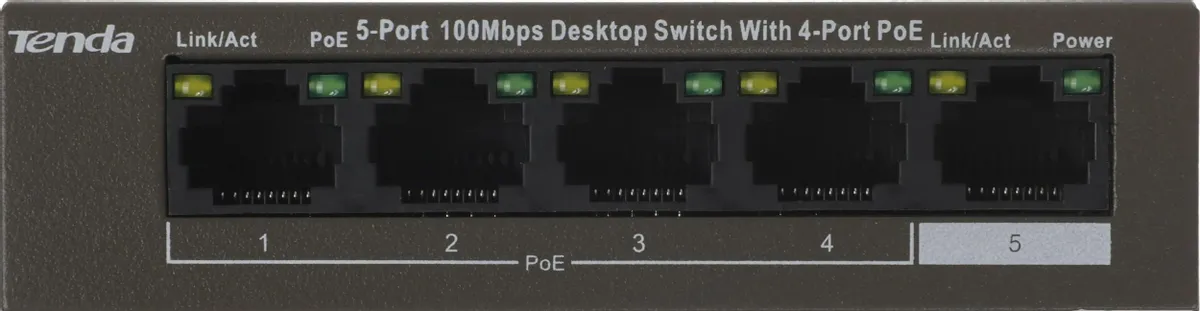 PoE-коммутатор Tenda TEF1105P-4-63W (TEF1105P-4-63W)