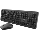 Клавиатура + мышь CANYON SET-W20 EN/HU Velvet Wireless Black (CNS-HSETW02-HU)