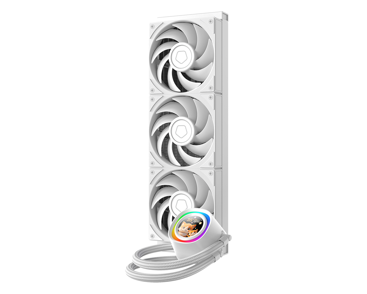 Система водяного охлаждения ID-Cooling FX360 LCD PE WHITE (FX360 LCD PE WHITE)