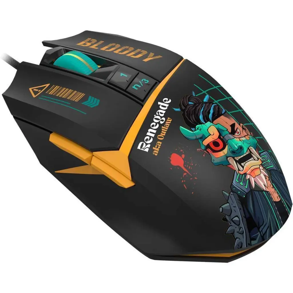  Мышь игровая Bloody A4tech Bloody W63Max (W63Max Renegade Black Midnight)