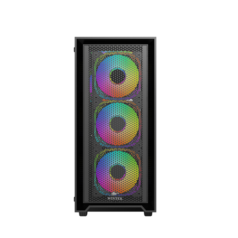 Корпус Wintek Apollo 802-B-M TG, чёрный (802-B-M TG)