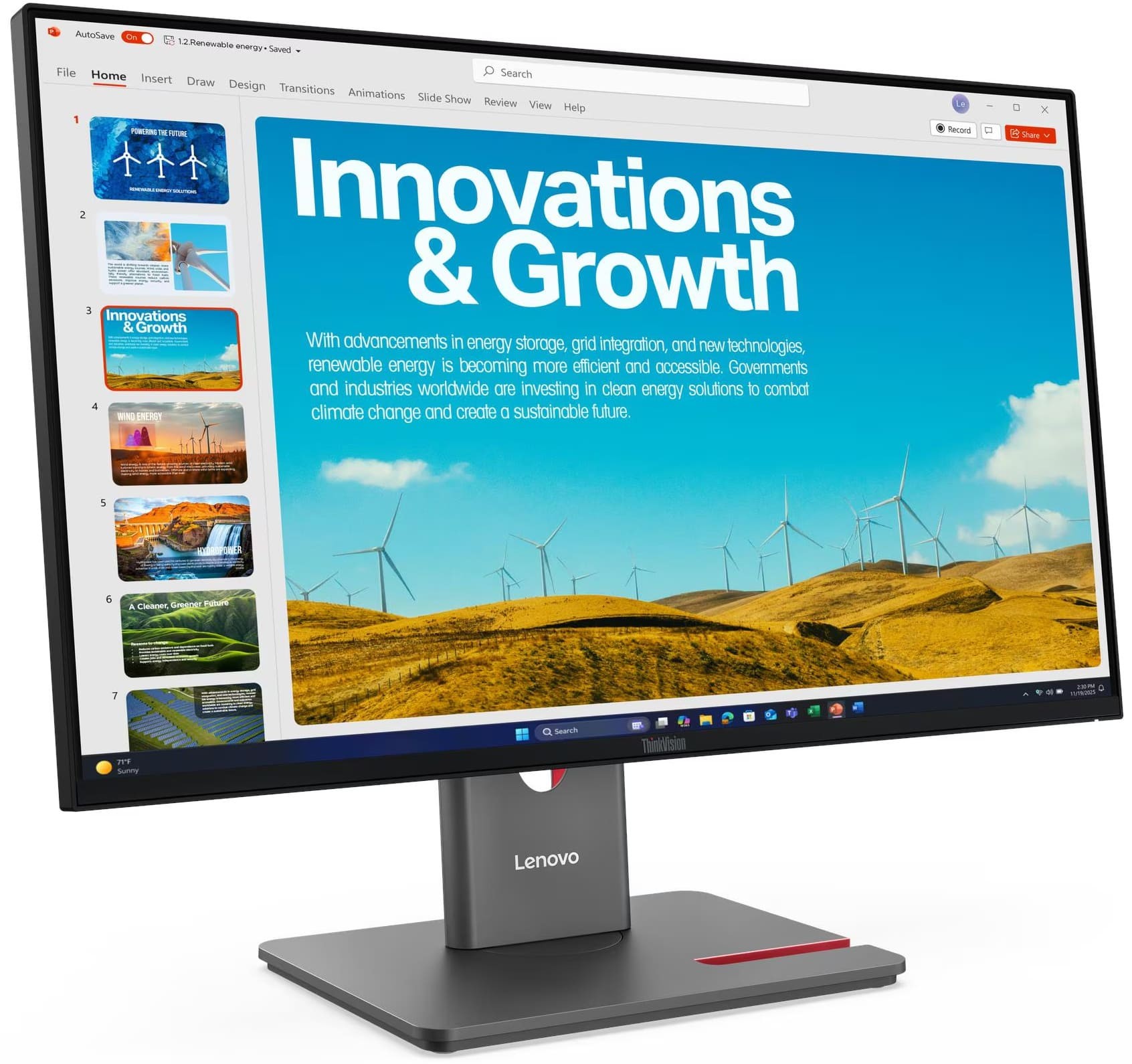 Монитор Lenovo ThinkVision P24QD-40 (64B1GAT1EU)