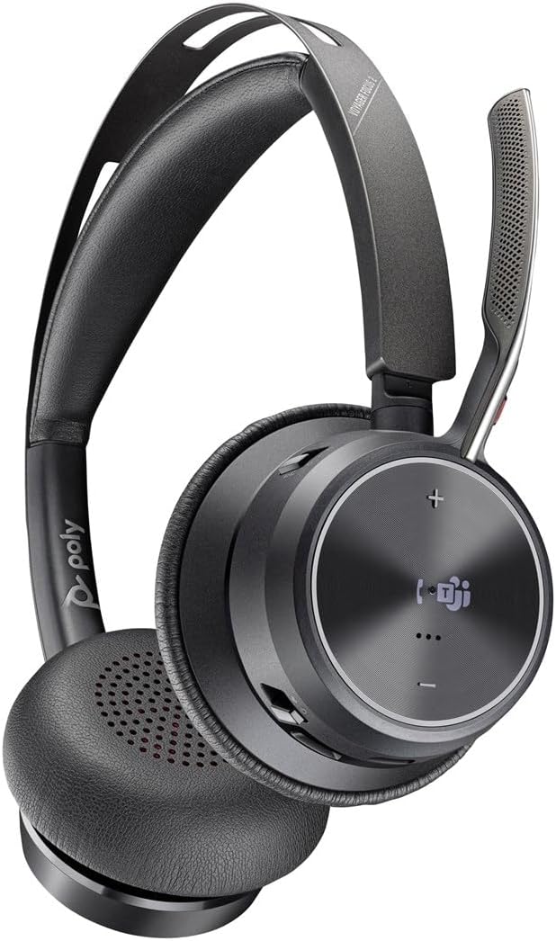 Наушники Poly Poly Voyager Focus 2 Microsoft Teams Certified USB-C-C Headset +USB-C/A Adapter (9T9J4AA)