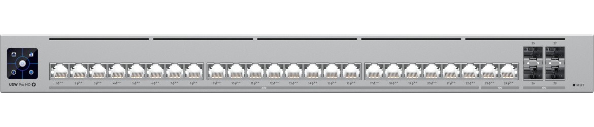 Коммутатор Ubiquiti Pro HD 24 PoE (USW-Pro-HD-24-PoE-EU)