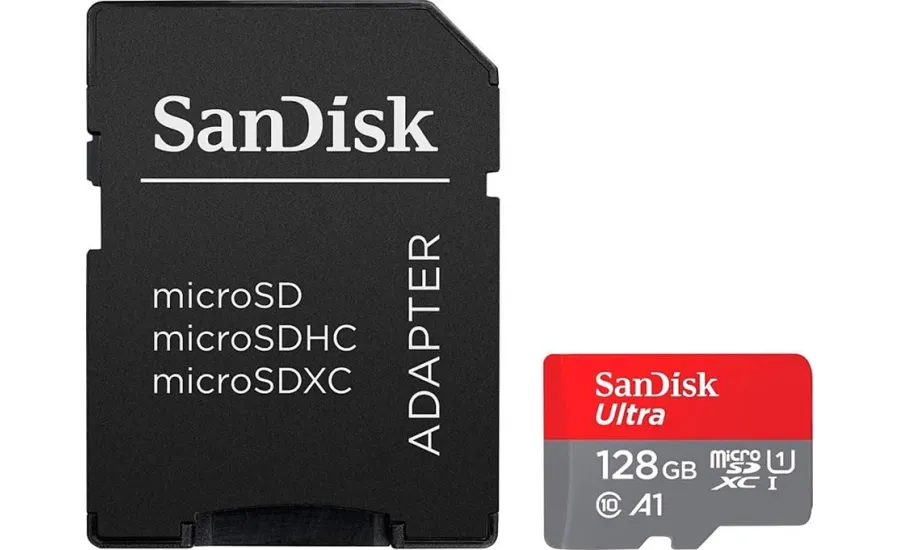 Карта памяти Sandisk Ultra microSDXC 128GB + SD Adapter (SDSQUAB-128G-GN6MA)