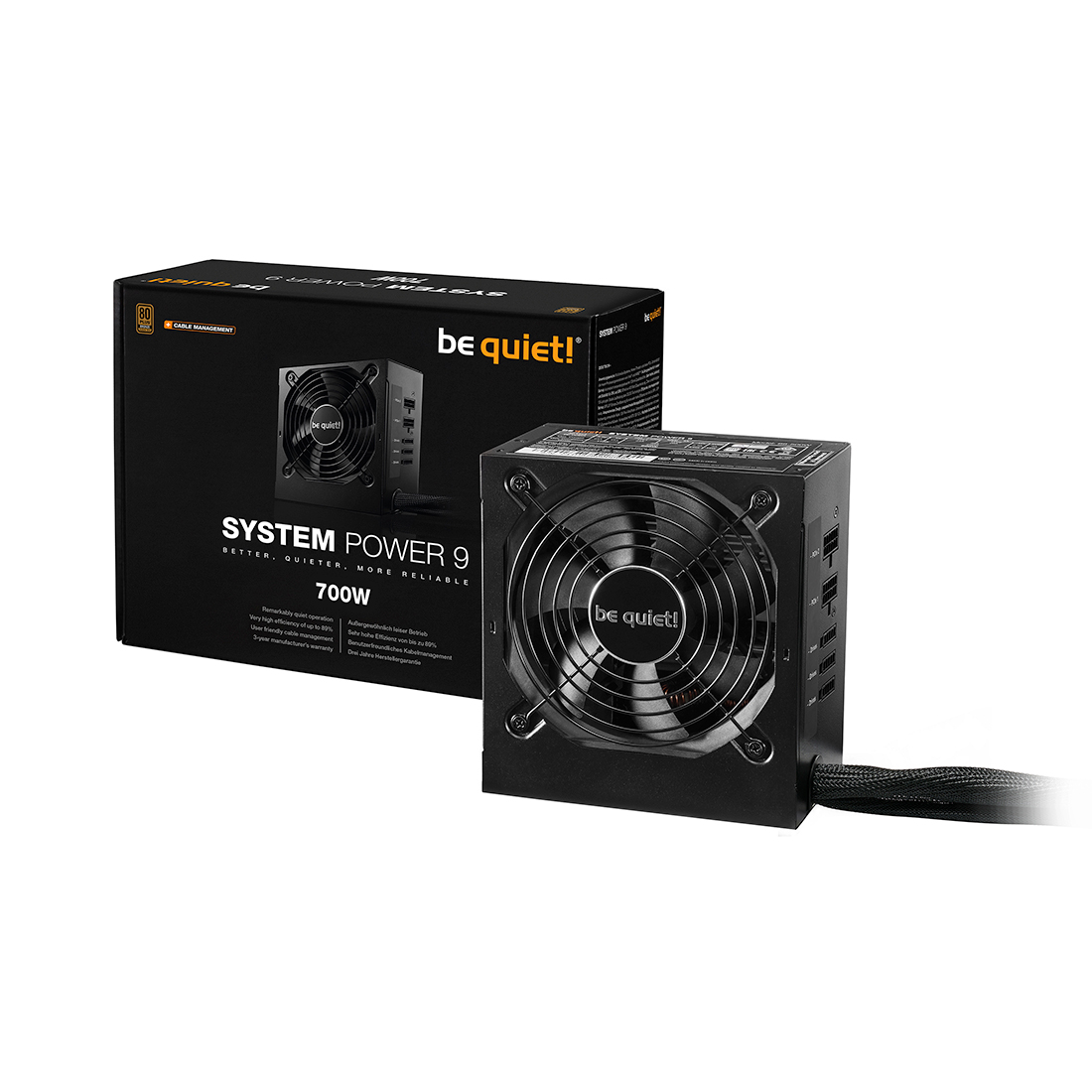 Блок питания Bequiet! System Power 9 700W CM S9-CM-700W BN303 (BN303)