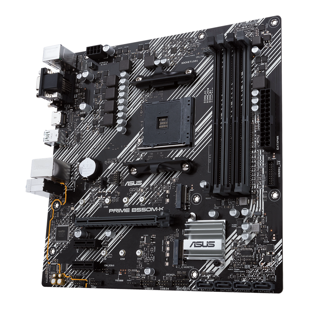  Материнская плата ASUS Prime B550M-K (90MB14V0-M0EAY0)