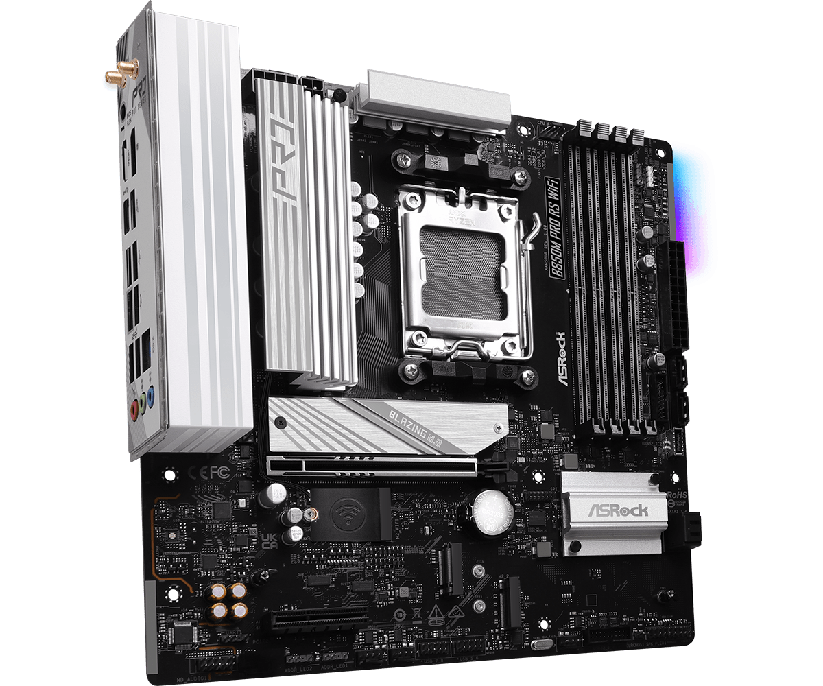  Материнская плата ASRock B850M PRO RS WIFI (90-MXBR70-A0UAYZ)