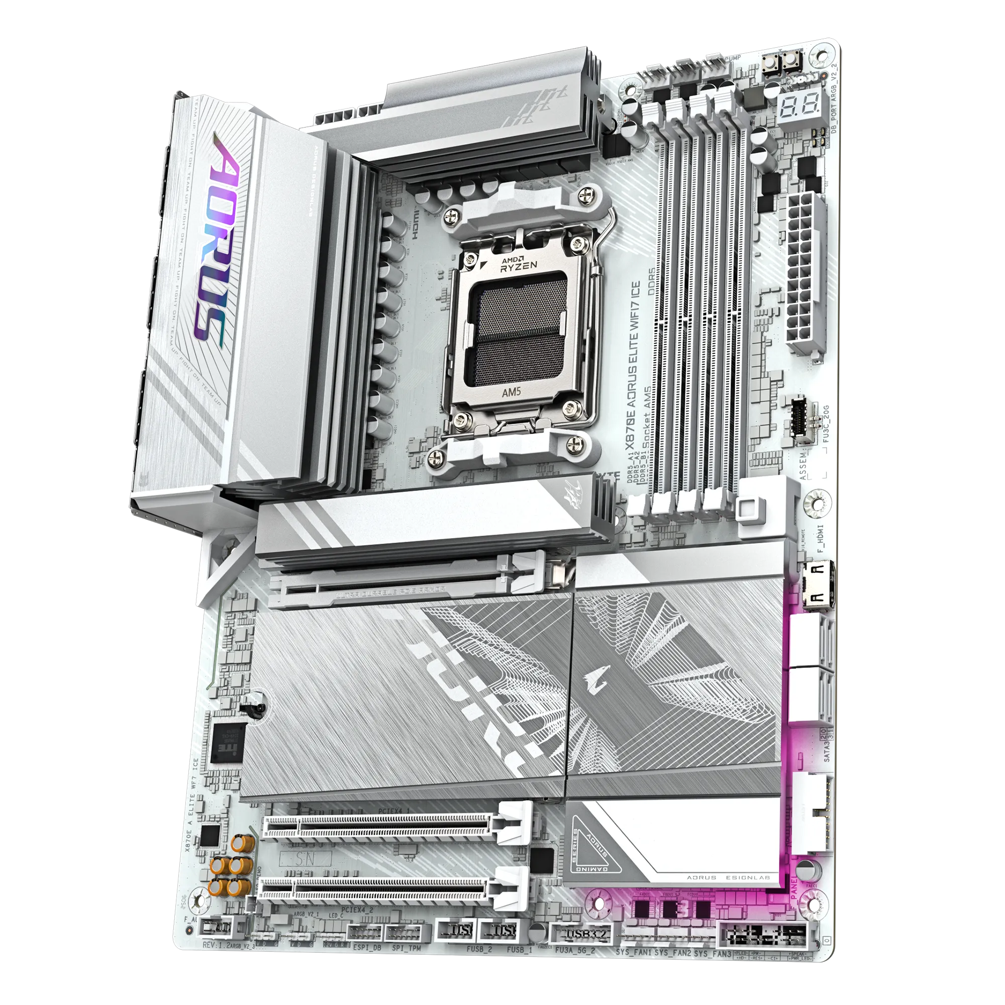 Материнская плата Gigabyte X870E Aorus Elite WiFi7 ICE (X870E A ELITE WF7 ICE)