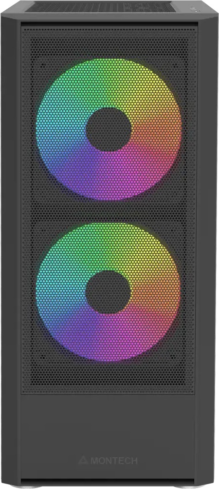 Корпус Montech X2 PLUS, Черный (X2 PLUS (B))