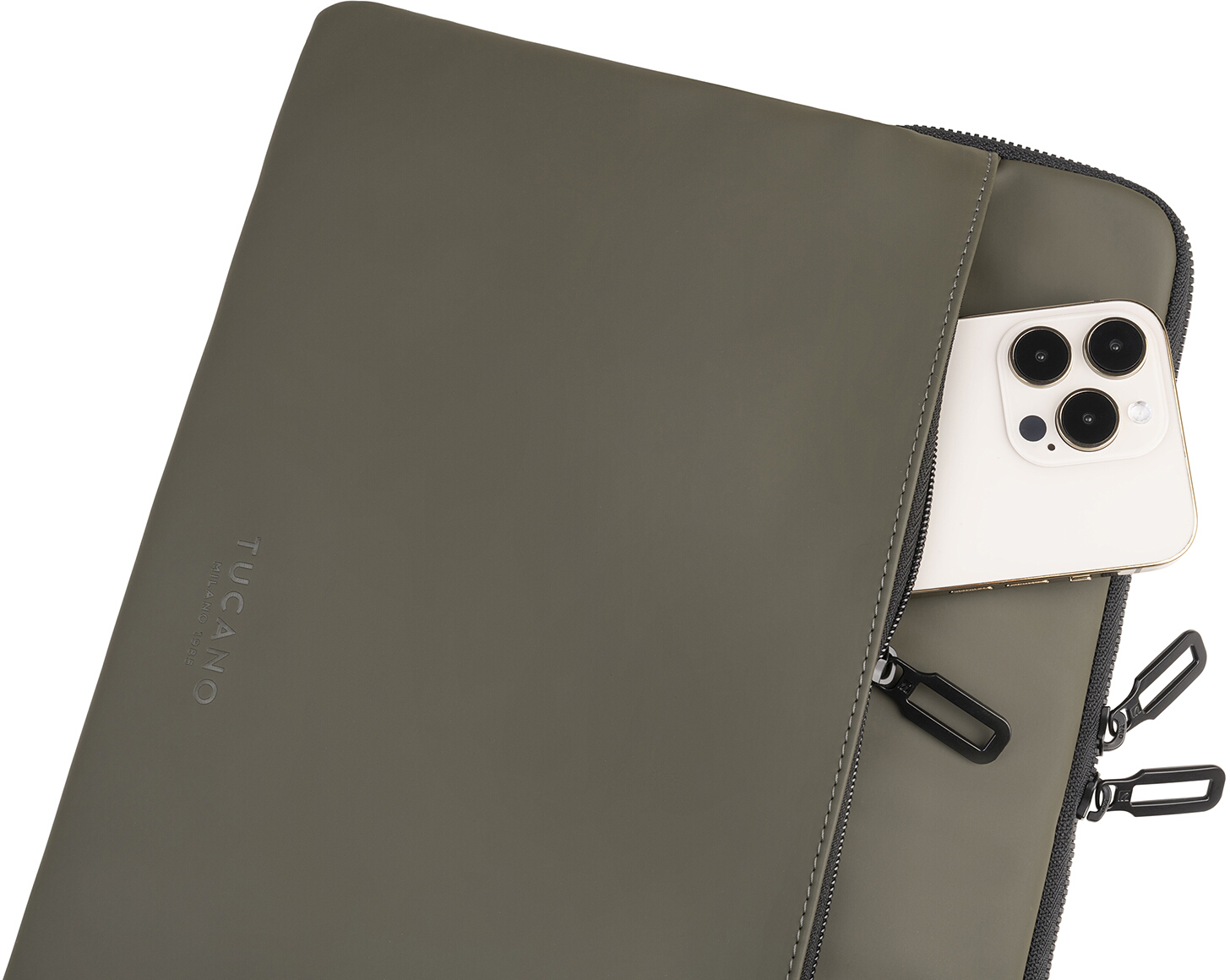 Сумка для ноутбука Tucano Gommo Sleeve 14, Military Green (BFGOM1314-VM)