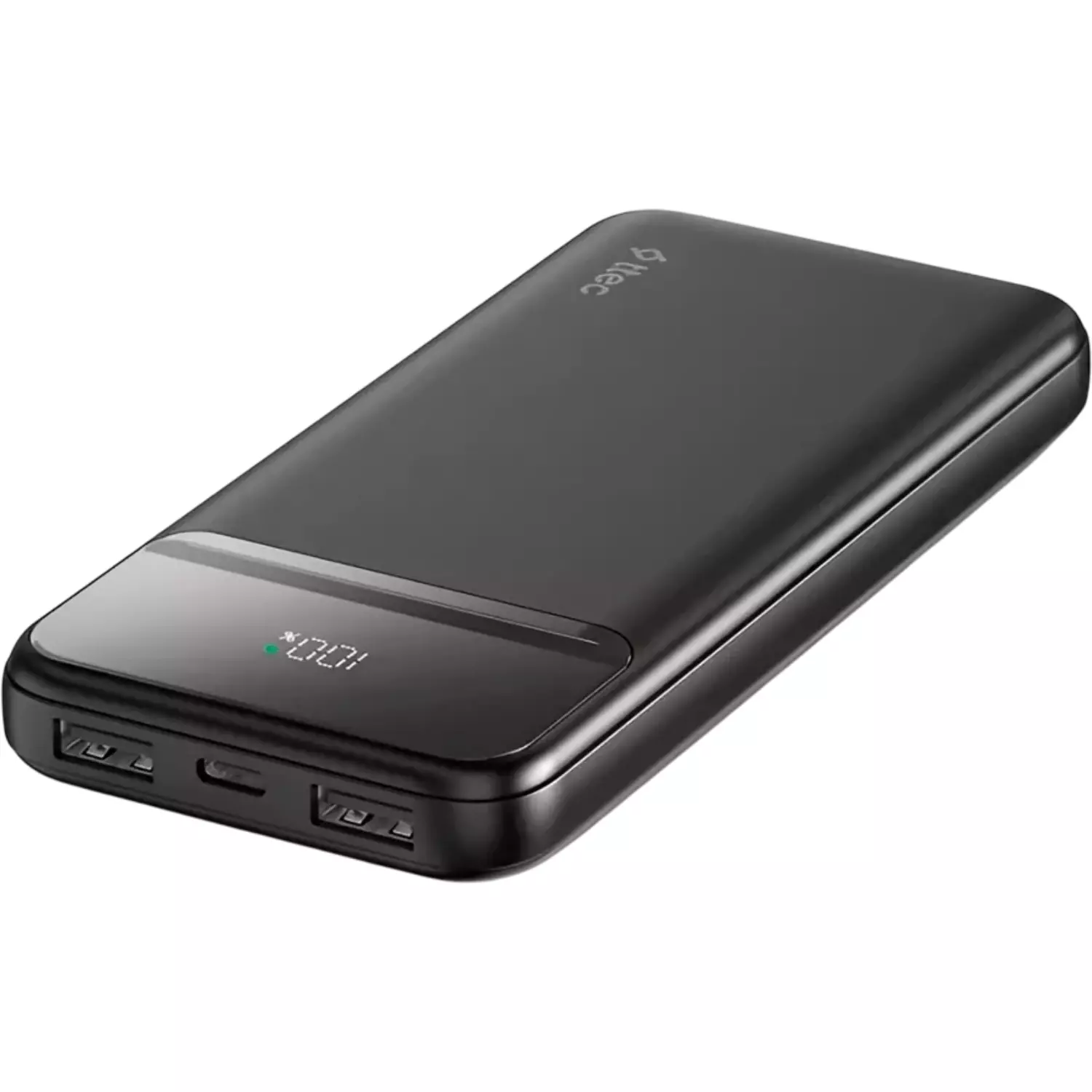 Пауэрбанк ttec ReCharger LCD, 10.000mAh - Black (2BB233S)