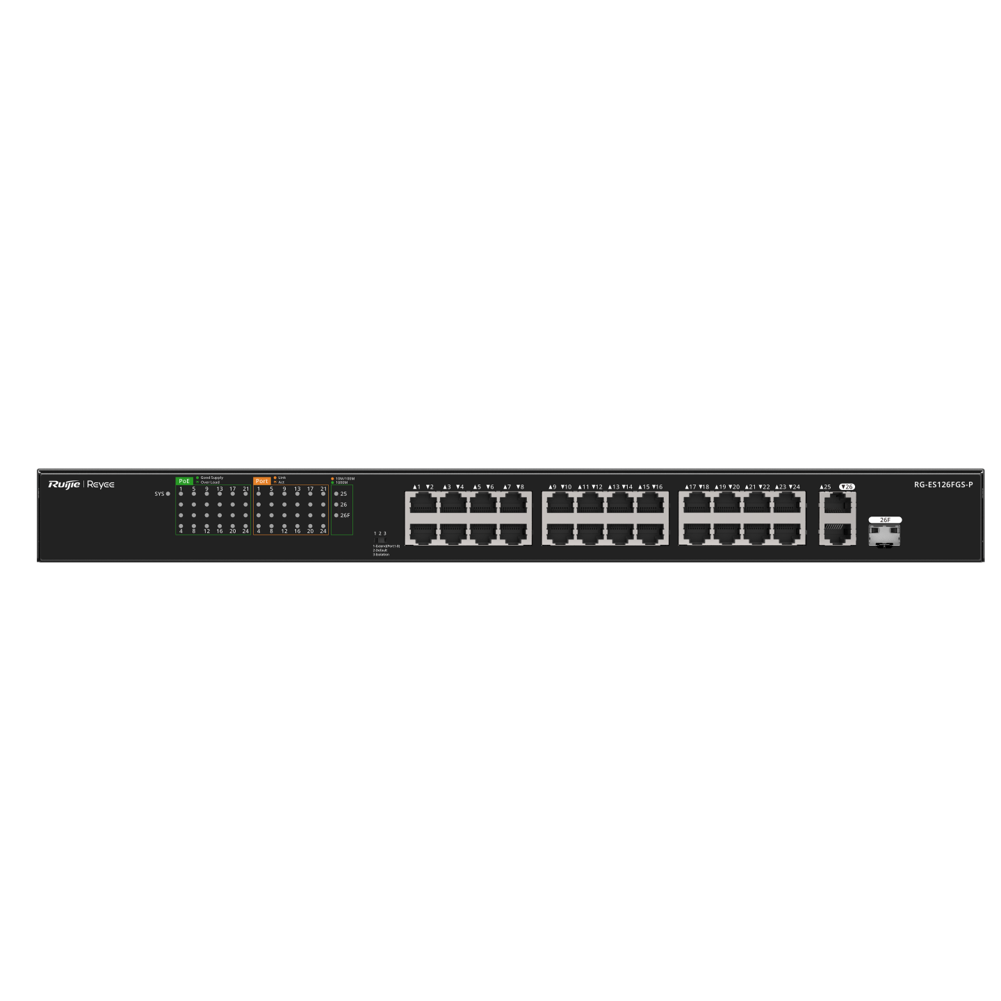 Коммутатор Ruijie Reyee RG-ES126FGS-P (RG-ES126FGS-P)