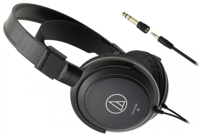  Наушники Audio-Technica черный (ATH-AVC200)