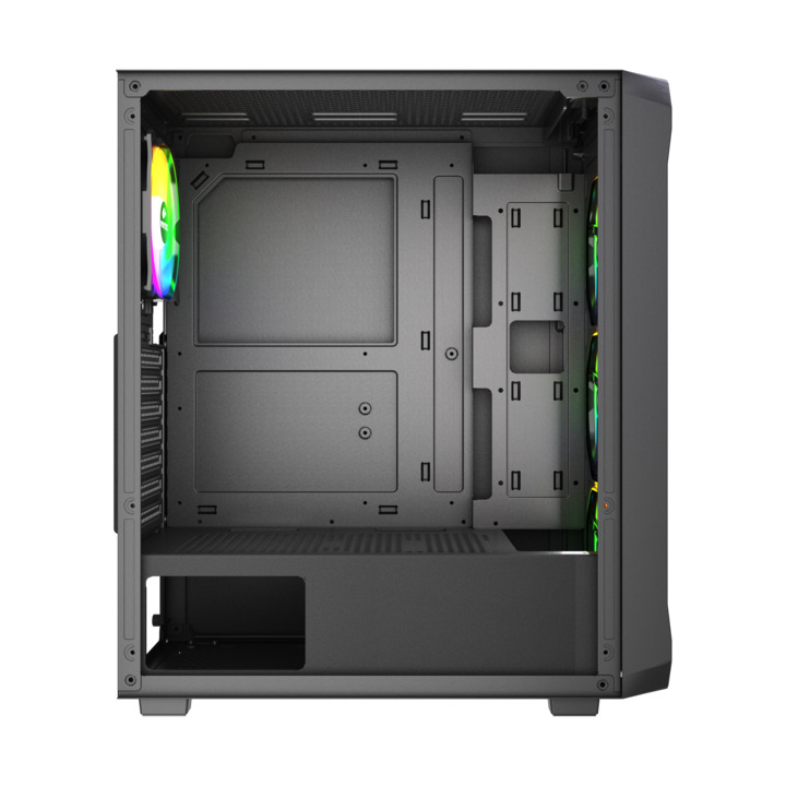 Корпус Wintek Tornado Pro PS195-B-M TG, чёрный (PS195-B-M TG)