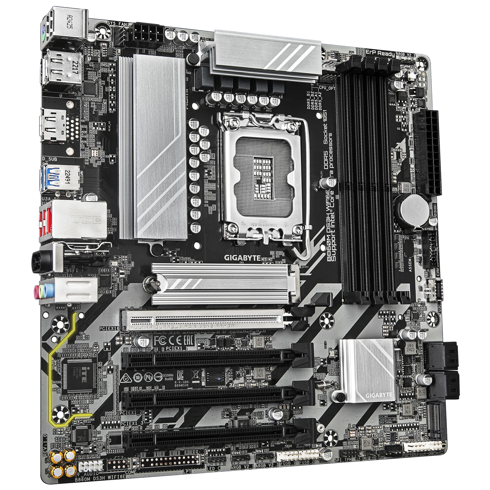 Материнская плата Gigabyte B860M DS3H WiFi6E (B860M DS3H WIFI6E)