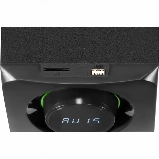 Колонки Defender Eclipse (2.1) - Black, SD, USB, FM, MP3, LED (65593)