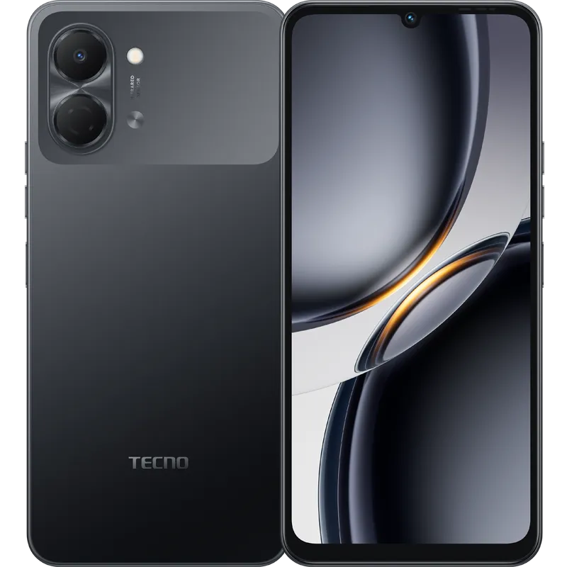 Смартфон Tecno Spark Go 3, 4/128GB - Ink Black (KN3/4/128GB/INK BLACK)