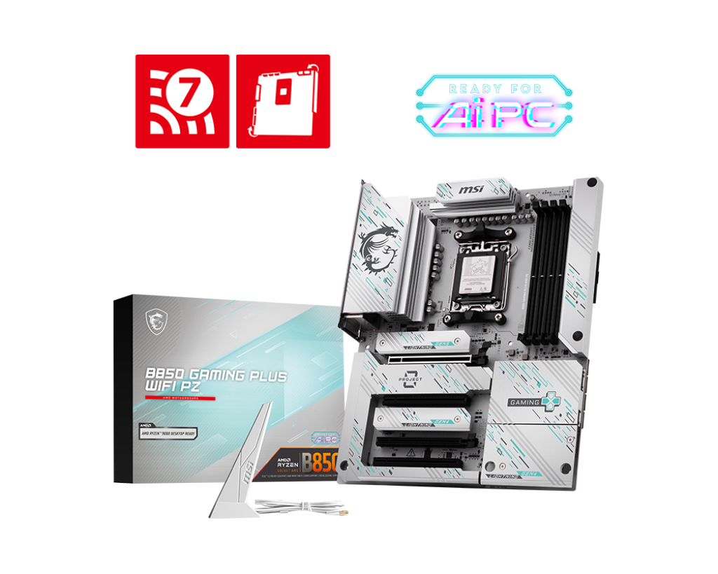 Материнская плата MSI B850 GAMING PLUS WIFI PZ (B850 GAMING PLUS WIFI PZ)