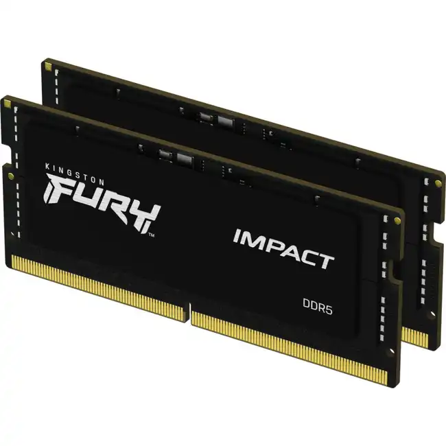 Оперативная память для ноутбука Kingston Fury Impact, DDR5 32 GB kit (2х16GB) (KF560S38IBK2-32)