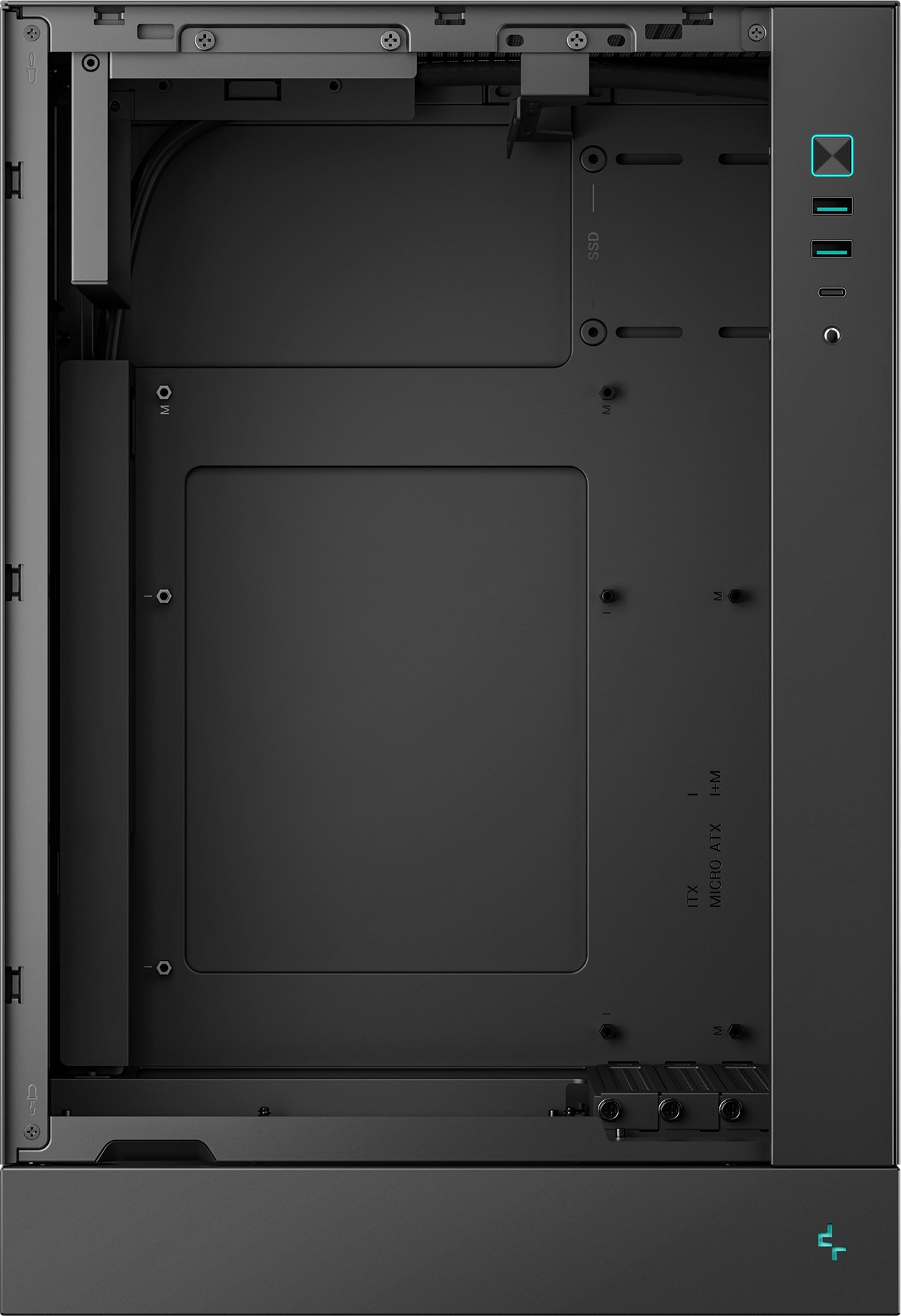 Компьютерный корпус Deepcool CH170 PLUS (R-CH170-BKNGM0-G)