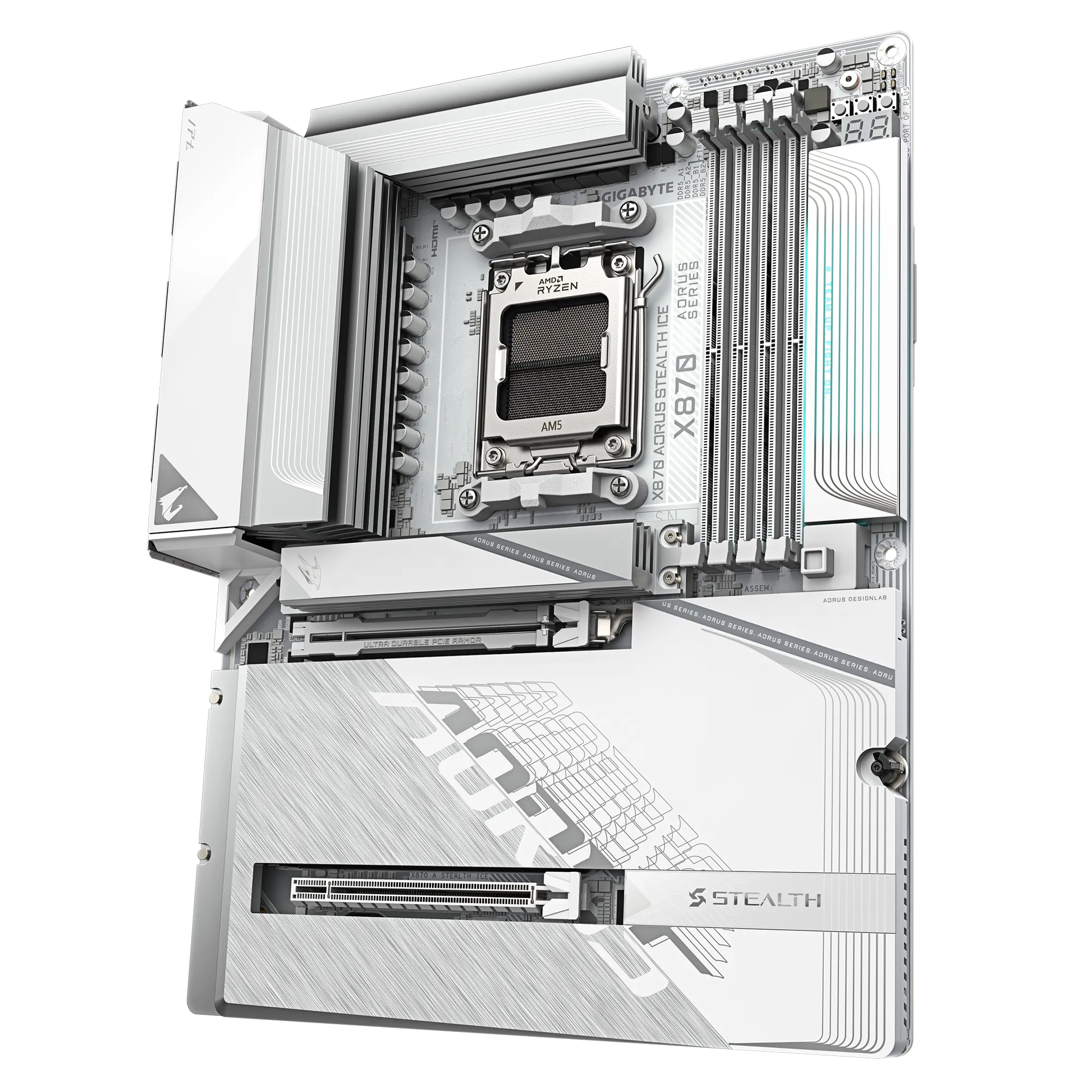 Материнская плата Gigabyte X870 AORUS STEALTH ICE (X870 A STEALTH ICE)