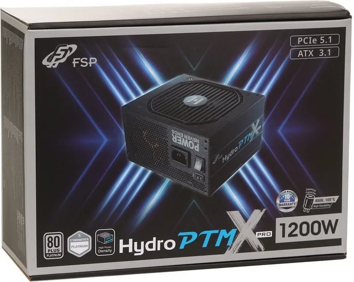 Блок питания ATX 1200W FSP Hydro PTM X Pro HPT3-1200M, Platinum (PPA12A1218)