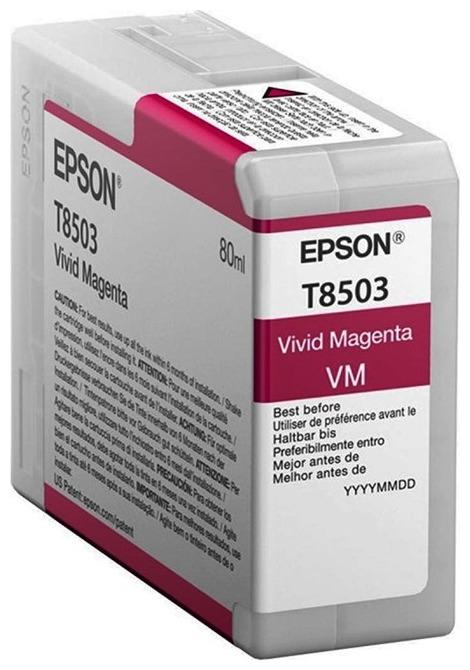 Картридж струйный Epson VividMagenta T850300 UltraChrome HD 80ml (C13T85030N)