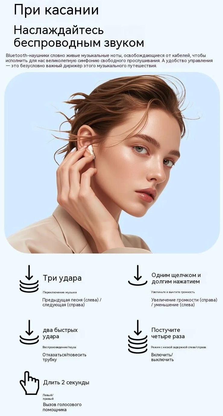 TWS Наушники Philips TAT1020, White (TAT1020-WH)