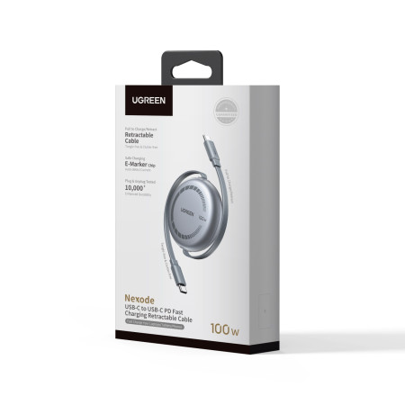 Кабель Ugreen L531, USB C - USB C, 0.3m-1m (UG-65905)