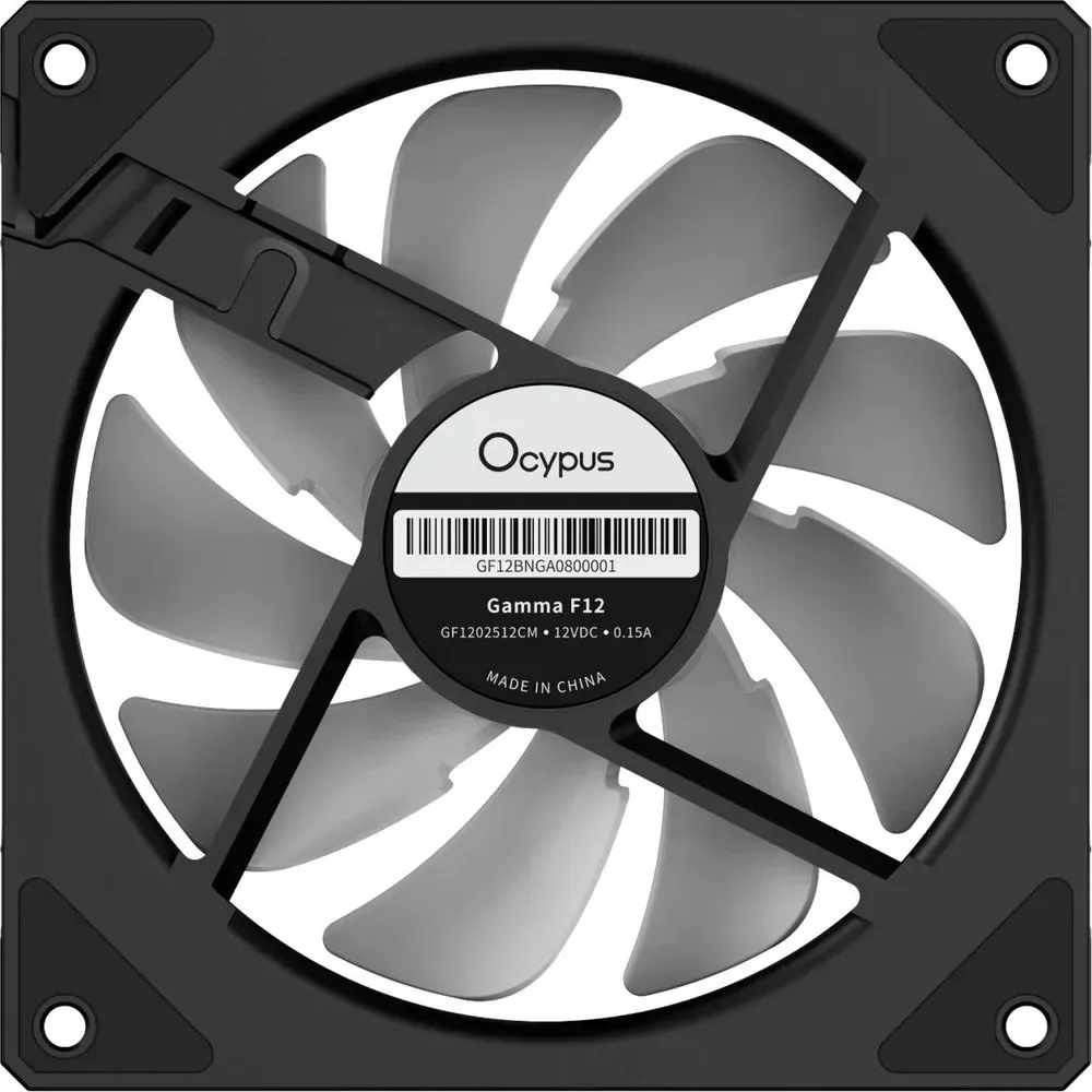 Вентилятор для корпуса Ocypus Gamma F12 BK ARGB (Gamma-F12-BK1AM00X-GL)