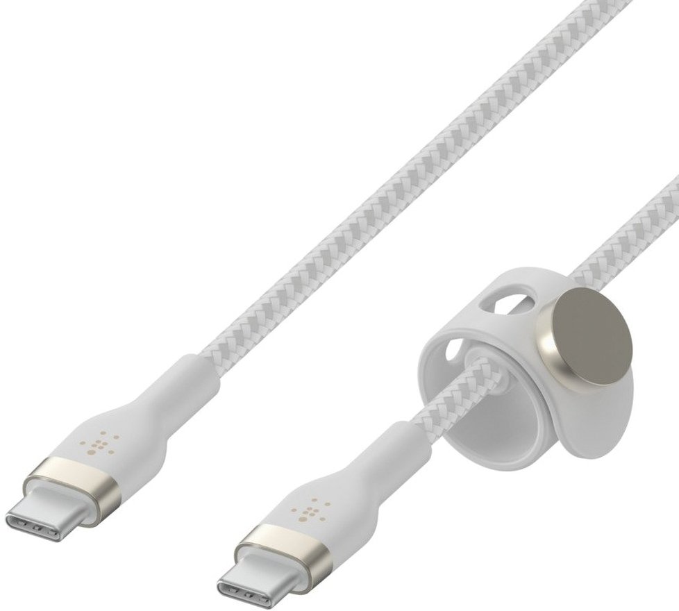 Кабель Belkin USB-C to USB-C, 1M, White (CAB011BT1MWH)