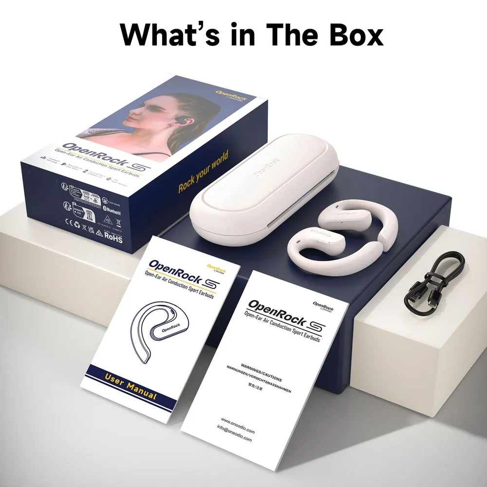 Bluetooth гарнитура OneOdio OpenRock S (OPENROCK S CREAM)