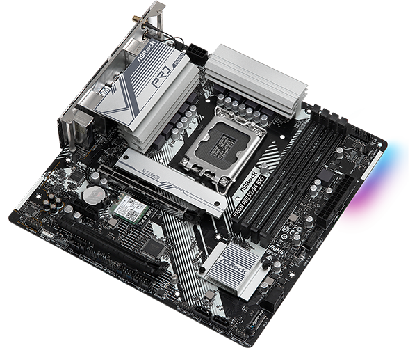  Материнская плата ASRock B760M Pro RS/D4 WiFi (90-MXBKZ0-A0UAYZ)