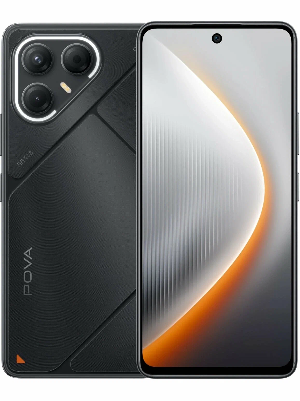 Смартфон Tecno Pova 7 5G, 8/128GB, Geek Black (LJ7 GEEK BLACK 8/128GB)