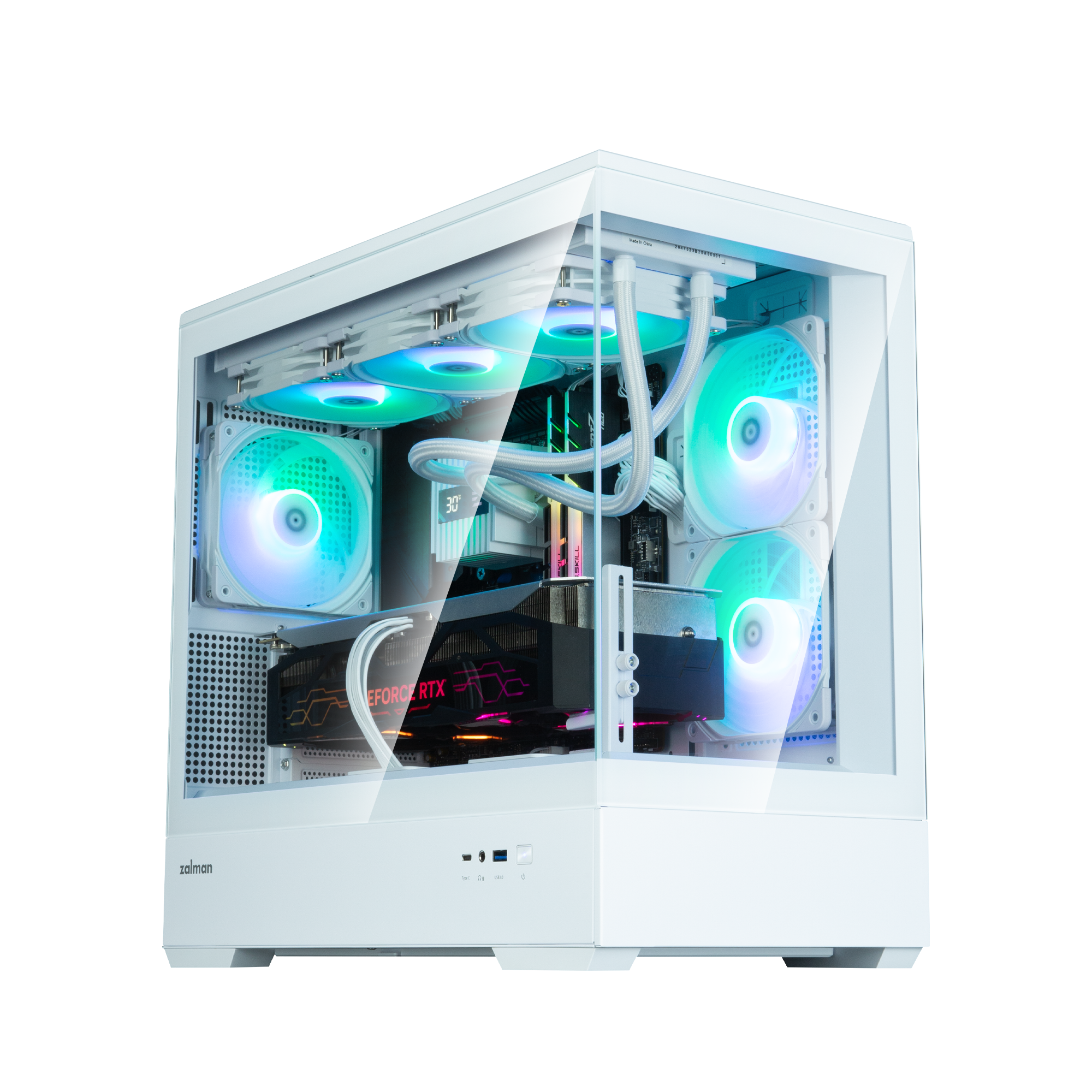 Компьютерный корпус Zalman P30 White V2 (P30 White V2)