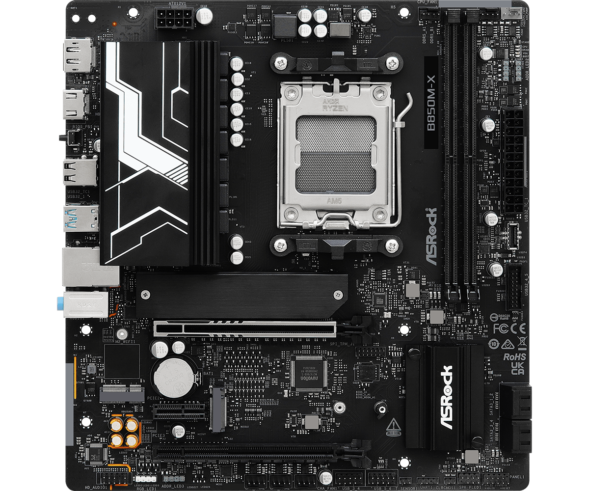Материнская плата ASRock B850M-X R2.0 (90-MXBSG0-A0UAYZ)