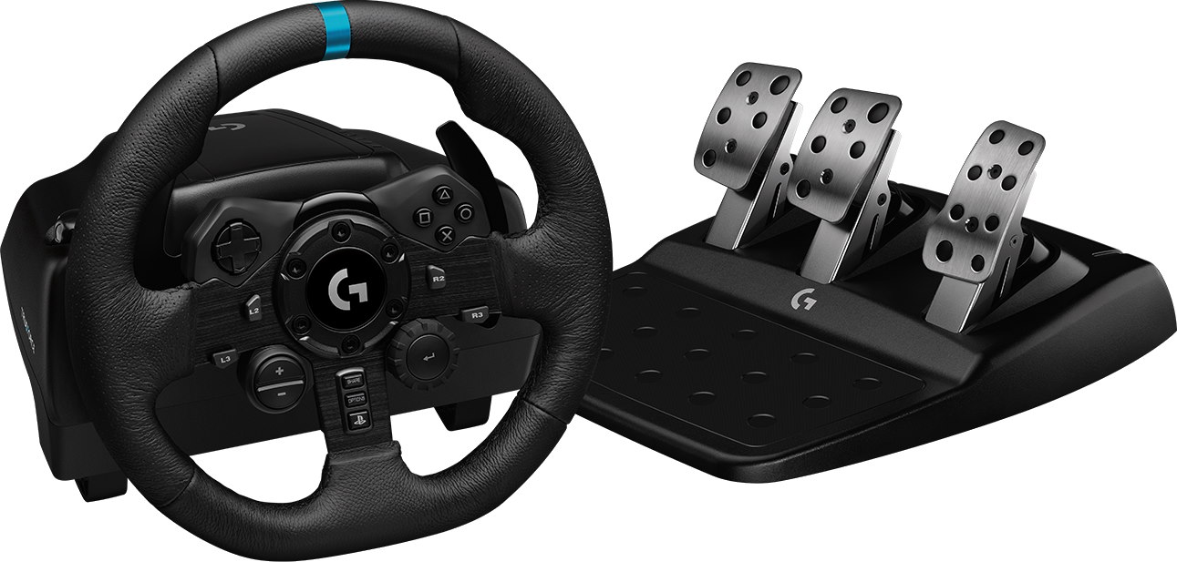 Игровой руль LOGITECH G923 Racing Wheel and Pedals - PC/PS - BLACK - USB (941-000149)