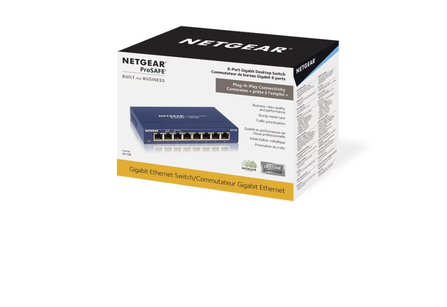 Коммутатор Netgear ProSafe (GS108GE)