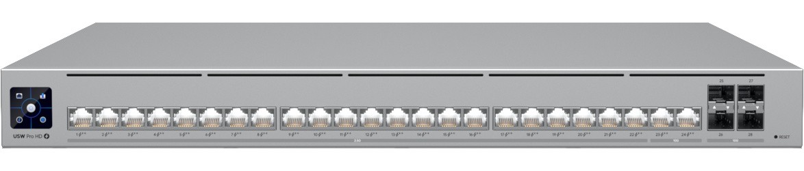 Коммутатор Ubiquiti Pro HD 24 PoE (USW-Pro-HD-24-PoE-EU)