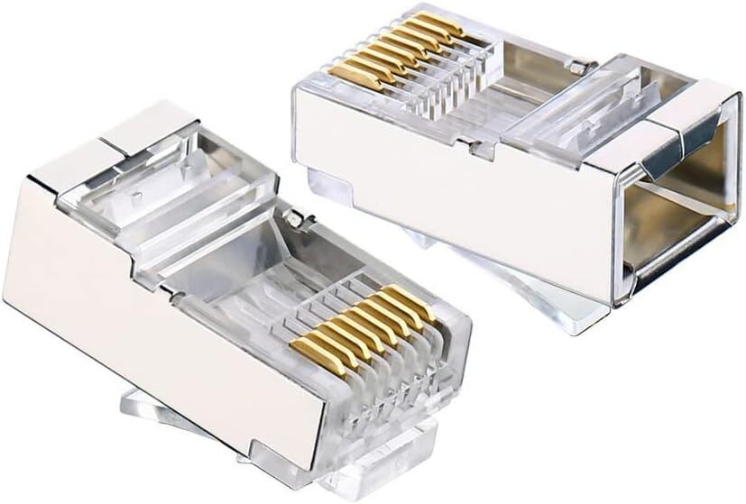 Коннектор UGREEN RJ-45 (FTP) CAT 6, 10шт., NW111 (20333) 