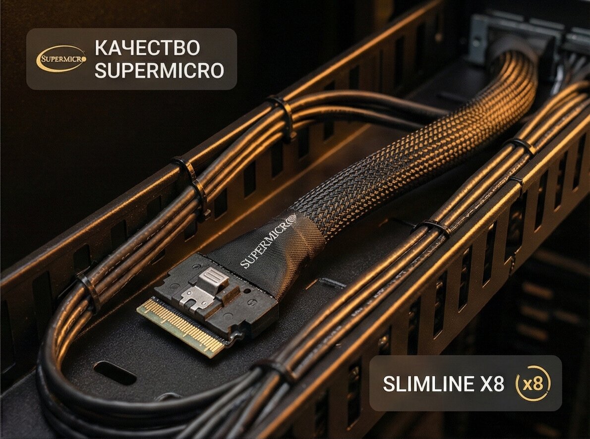 Кабель интерфейсный Supermicro CBL-SAST-1265F (CBL-SAST-1265F-85)