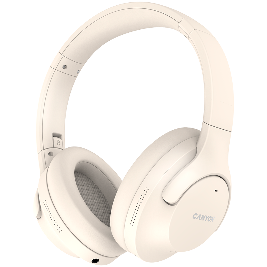 Наушники накладныеCanyonOnRiff 10 ANC, Beige (CNS-CBTHS10BG)