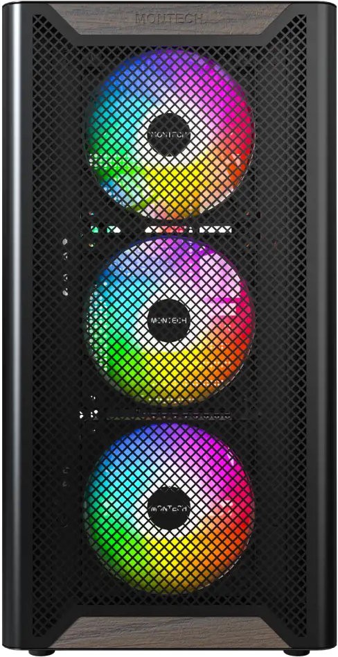 Корпус Montech XR Wood, Черный (XR Wood (B))