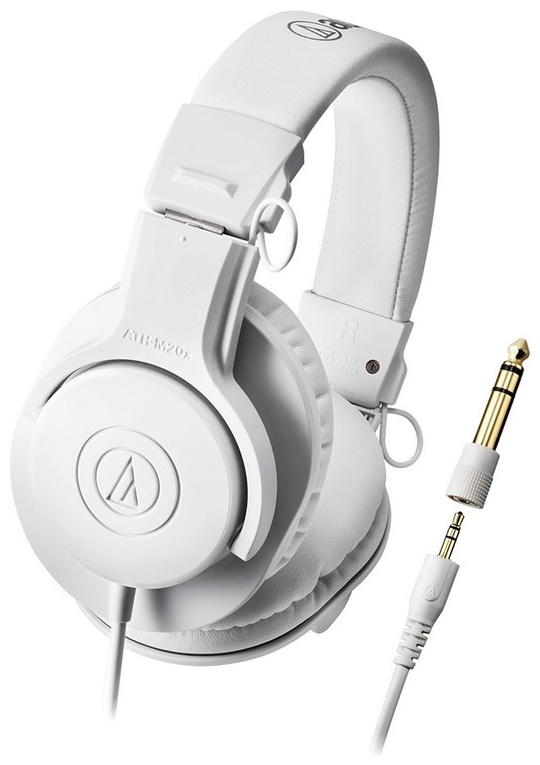 Наушники Audio-Technica ATH-M20X, White (ATH-M20XWH)