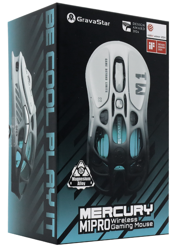 Мышь GravaStar Mercury M1 Pro, Black (GRAVASTAR M1 PRO_GBLK)